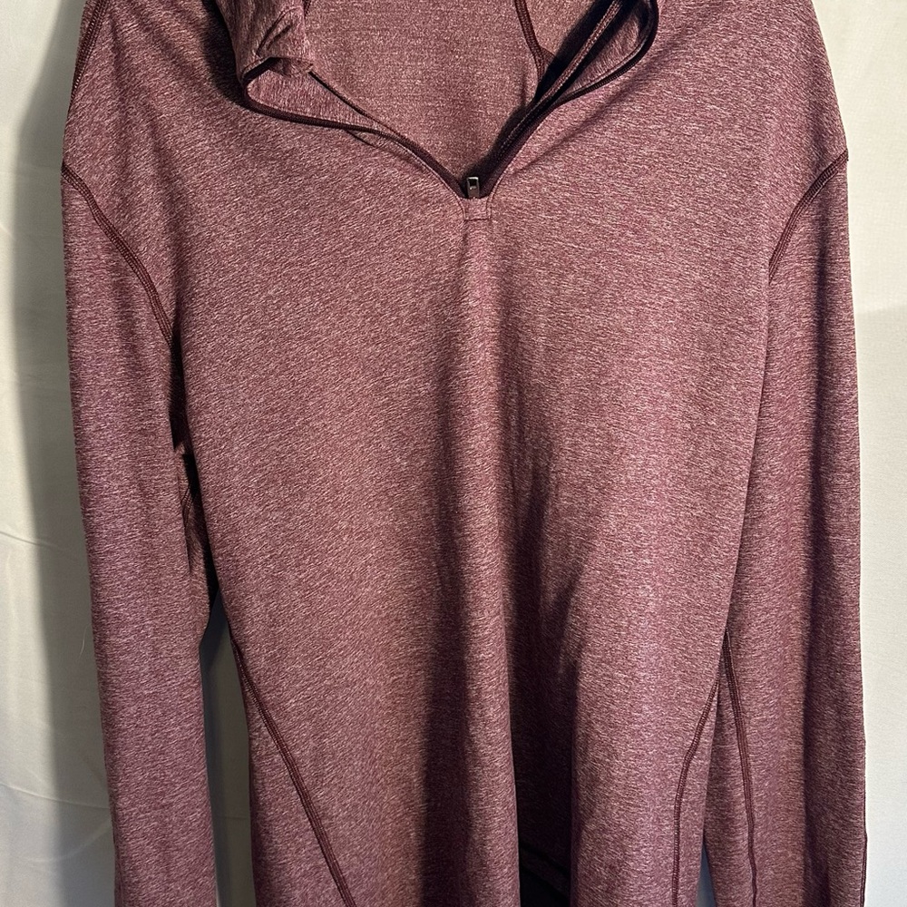 Lululemon Maroon Performance 1/4 Zip Size M